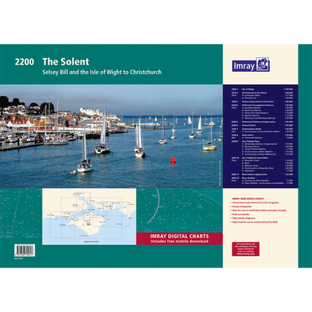 Imray 2200 - The Solent (set)